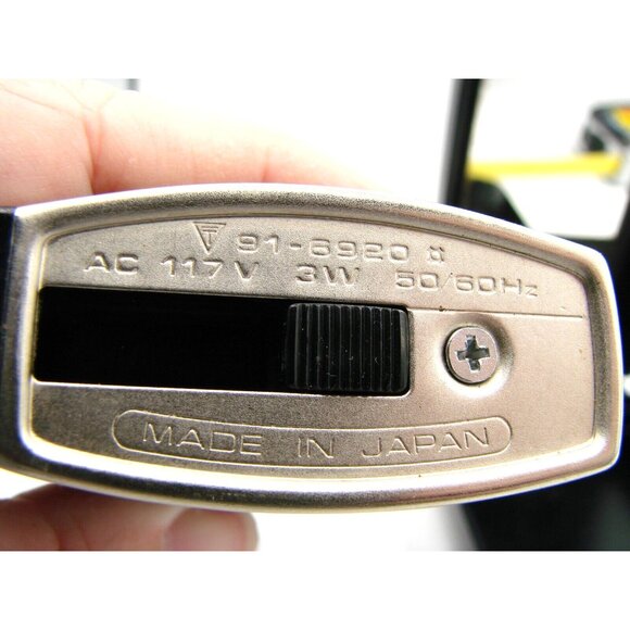 NEW Vintage Sanyo Cadnica SV-3800 Electric Shaver Rechargeable Black Case Works - Picture 9 of 13